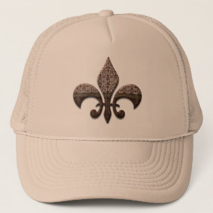 Kappen-Krawatten-Shirt Lilien-Flor New Orleans am Truckerkappe