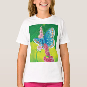 Kappmans-Blauer Schmetterling (Polyommatus-Heilkrä T-Shirt