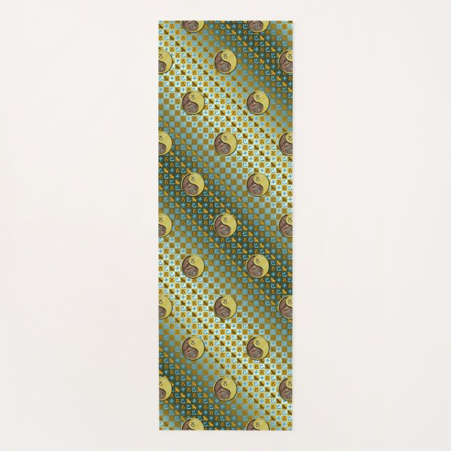 Kapricorn und Metallschlange Yogamatte (Vorderseite)