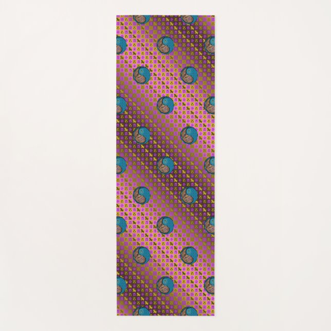 Kapricorn & Water Rooster Yogamatte (Vorderseite)