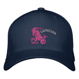 Kapricorn Zodiac Zeichenstickerei 22. Dezember - 1 Bestickte Kappe