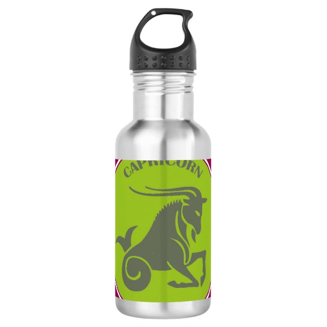 Kaprikornflasche Edelstahlflasche (Vorderseite)