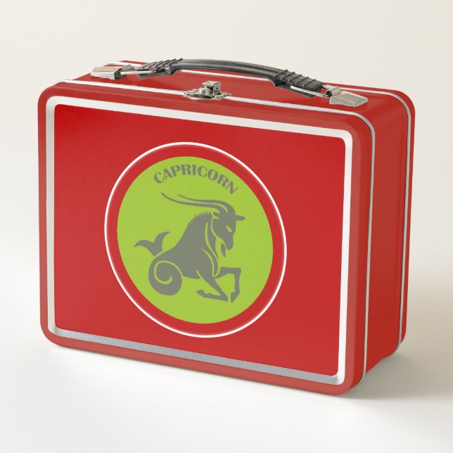 Kapriorenlunch Box Metall Brotdose (Vorderseite)