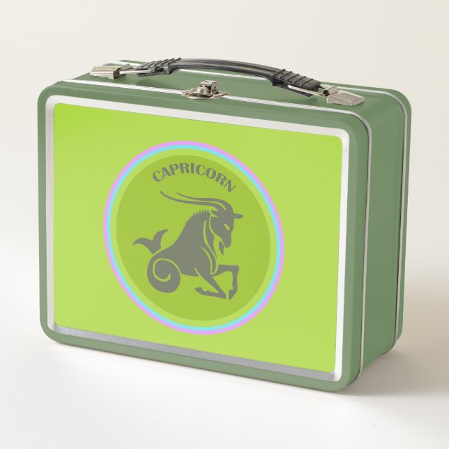 Kapriorenlunch Box Metall Brotdose (Vorderseite)