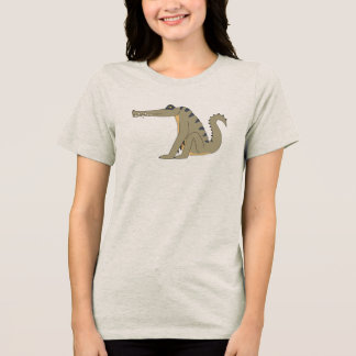 Kaprosuchus Dinosaurier Erwachsene-Shirt Tri-Blend Shirt