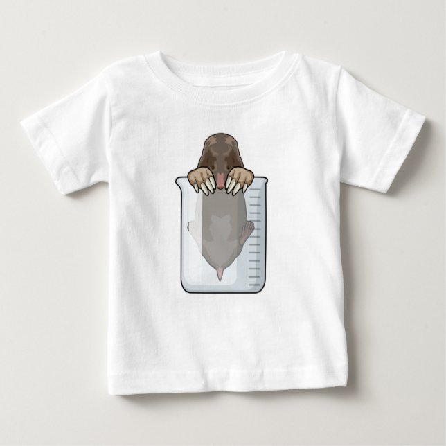 Kapsel mit Messbecher Baby T-shirt (Vorderseite)