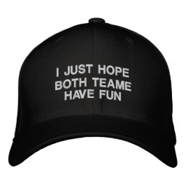 Kapseloberteil des Tages Unisex bestickter Hut