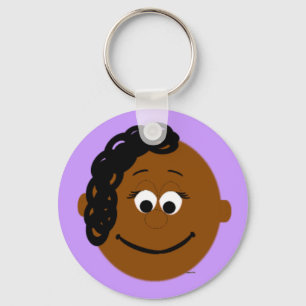 Kapskids begegnen ethnischer Mädchen Schlüsselanhänger