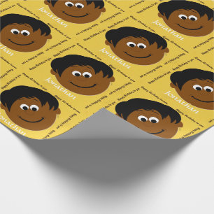 KAPSkids gegenüber Ethnic Young Boy Geschenkpapier