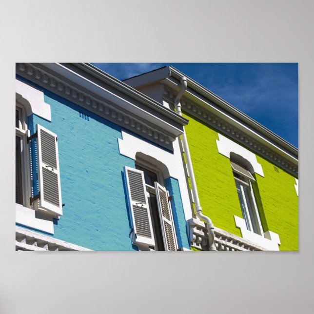 Kapstadt Bo-Kaap Architektur Südafrika SA Poster (Vorne)