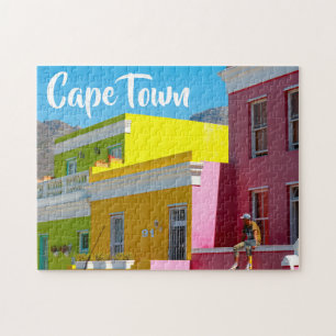 Kapstadt Bo-Kaap Stadtbild Südafrika Puzzle