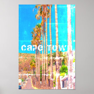 Kapstadt Fresnaye Stadtbild Südafrika Poster