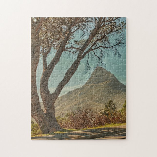 Kapstadt Löwenkopf Landschaft Südafrika Puzzle (Vertikal)