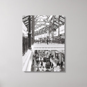 Kapstadt Monochrom Kanal Walk Lifestyle Leinwanddruck