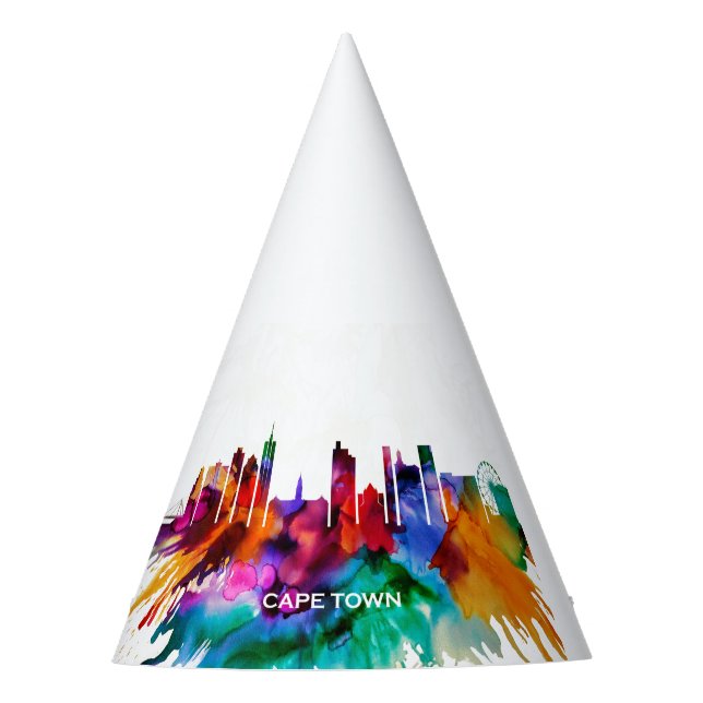 Kapstadt Skyline Partyhütchen (Vorderseite)