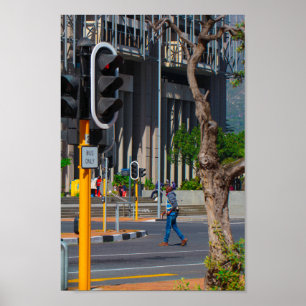 Kapstadt Stadtansicht Stadtbesichtigung ZA Südafri Poster