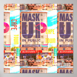 Kapstadt Stadtbild Architektur Südafrika Poster