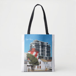 Kapstadt Stadtbild Leuchtturm Tote Tasche