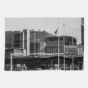 Kapstadt Stadtscape Signal Hill ZA Südafrika Geschirrtuch
