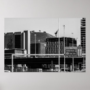 Kapstadt Stadtscape Signal Hill ZA Südafrika Poster