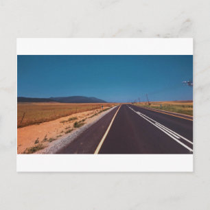 Kapstadt-Straßenlandschaft Postkarte