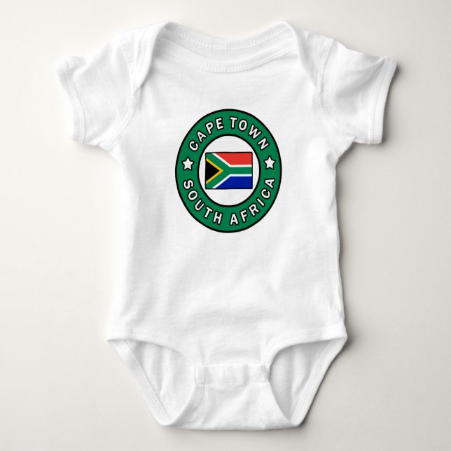 Kapstadt Südafrika Baby Strampler (Vorderseite)