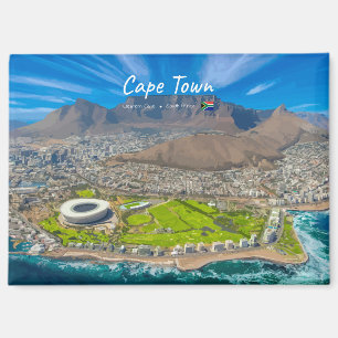 Kapstadt, Südafrika - Blick auf den Tafelberg Magnet