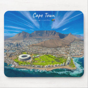 Kapstadt, Südafrika - Blick auf den Tafelberg Mousepad