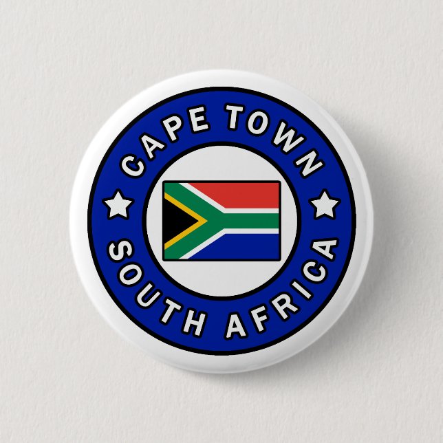 Kapstadt Südafrika Button (Vorderseite)