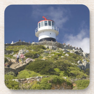 Kapstadt, Südafrika. Ein Leuchtturm auf der Getränkeuntersetzer