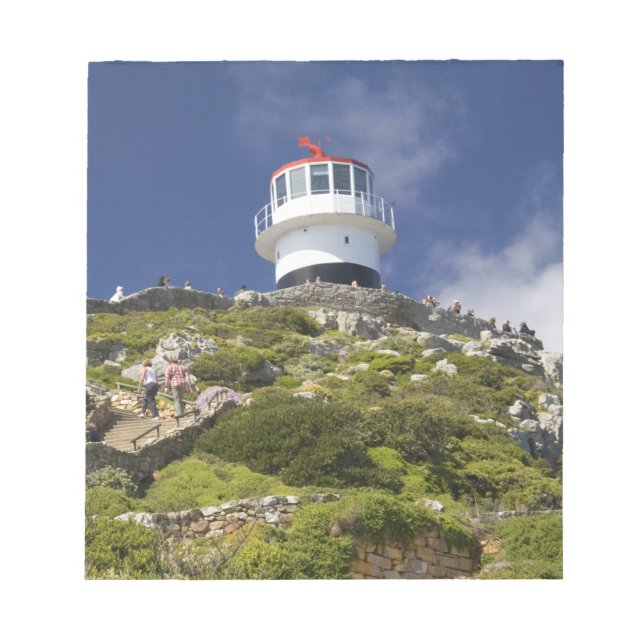 Kapstadt, Südafrika. Ein Leuchtturm auf der Notizblock (Vorderseite)