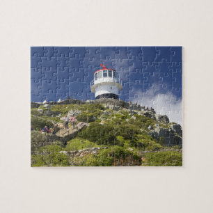 Kapstadt, Südafrika. Ein Leuchtturm auf der Puzzle