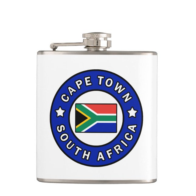 Kapstadt Südafrika Flachmann (Vorderseite)
