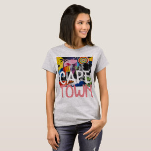 Kapstadt Südafrika Graffiti Mural Shirt, 2 T-Shirt
