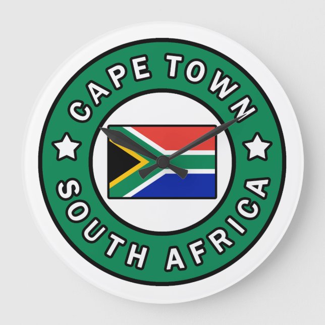 Kapstadt Südafrika Große Wanduhr (Vorderseite)