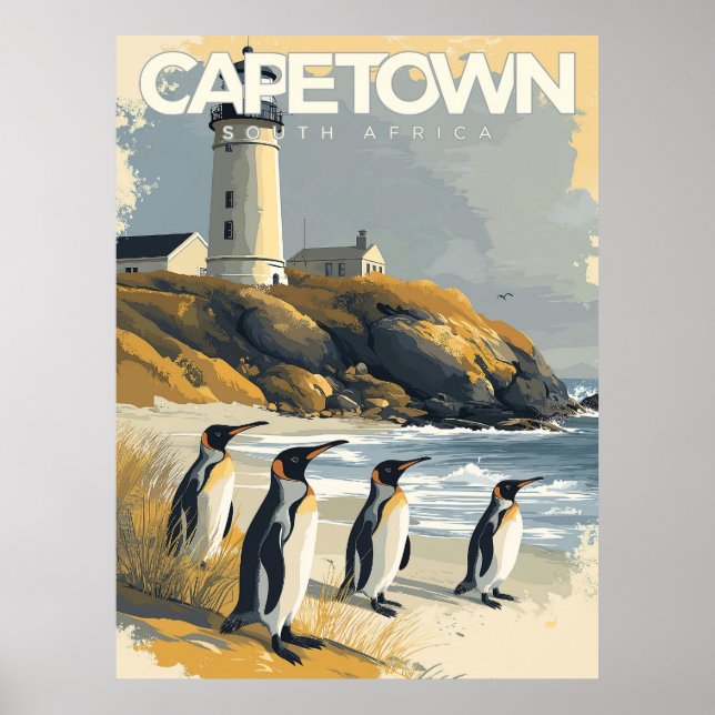 Kapstadt, Südafrika Poster (Vorne)