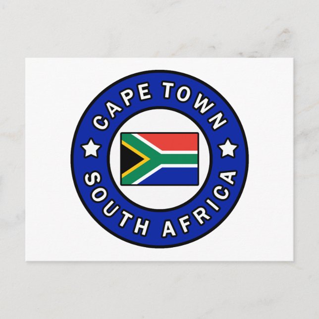 Kapstadt Südafrika Postkarte (Vorderseite)