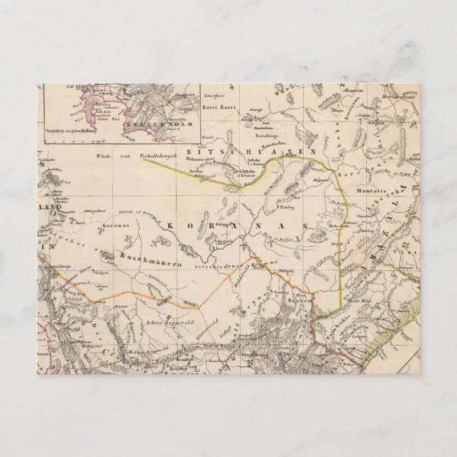 Kapstadt, Südafrika Postkarte (Vorderseite)