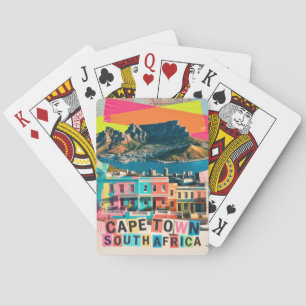 Kapstadt Südafrika Reise Bo-Kaap Landschaft Spielkarten