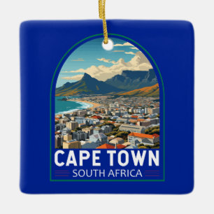 Kapstadt Südafrika Reise Kunst Vintage Keramikornament