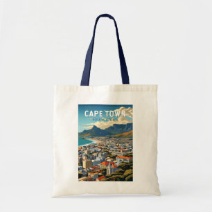 Kapstadt Südafrika Reise Kunst Vintage Tragetasche