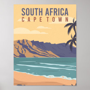 Kapstadt Südafrika Reiseführer von Marcopolo Poster