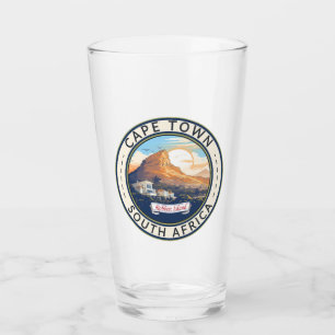 Kapstadt Südafrika Reisen Kunst Abzeichen Glas