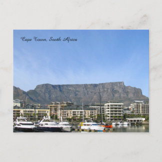 Kapstadt, Südafrika (Tafelberg) Postkarte