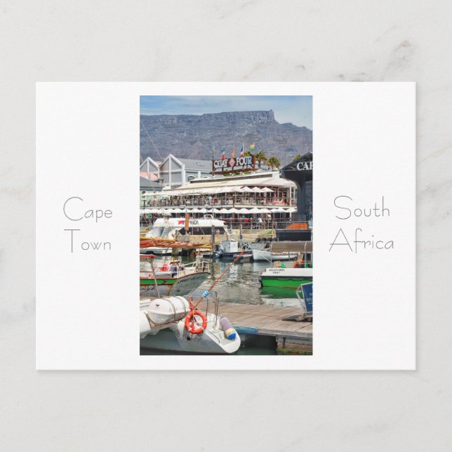 Kapstadt Südafrika Tafelberg Postkarte (Vorderseite)