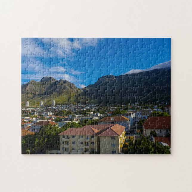 Kapstadt Südafrika Tafelberge Landschaft Puzzle (Horizontal)