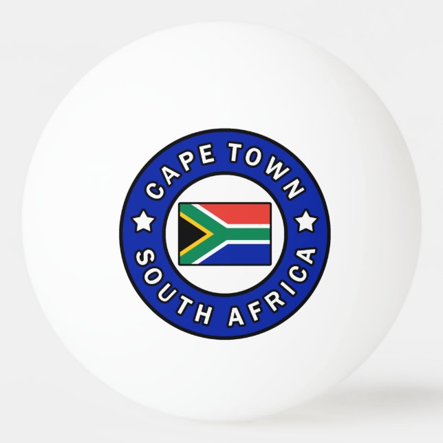 Kapstadt Südafrika Tischtennisball (Vorderseite)