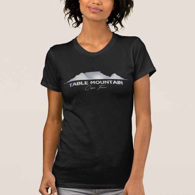 Kapstadt - Table Mountain - White Logo T-Shirt (Vorderseite)