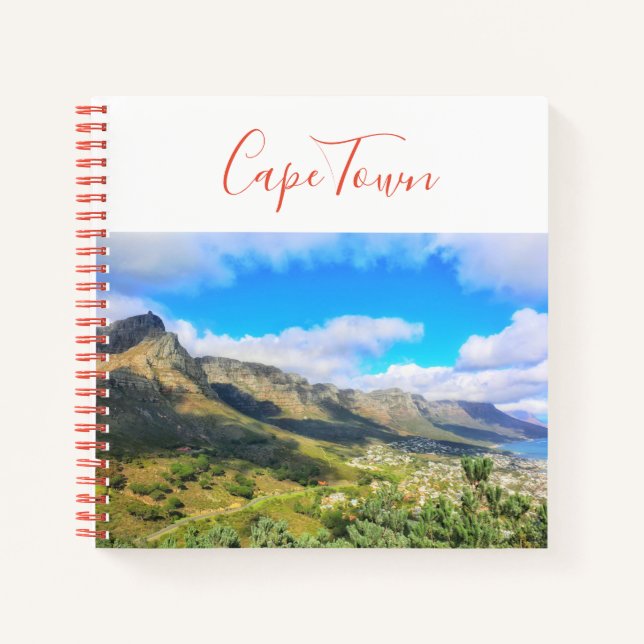 Kapstadt Tafelberg 12 Apostel Notebook Notizbuch (Vorderseite)