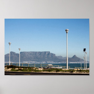 Kapstadt Tafelberg Blouberg Südafrika Poster